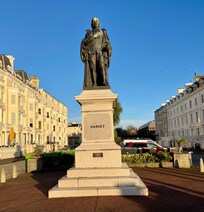Statue outside of the entrance