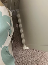 Nightstand in bedroom