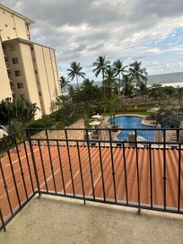 Pic of the view of the ocean view balcony room