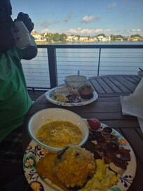 Breakfast on the balcony