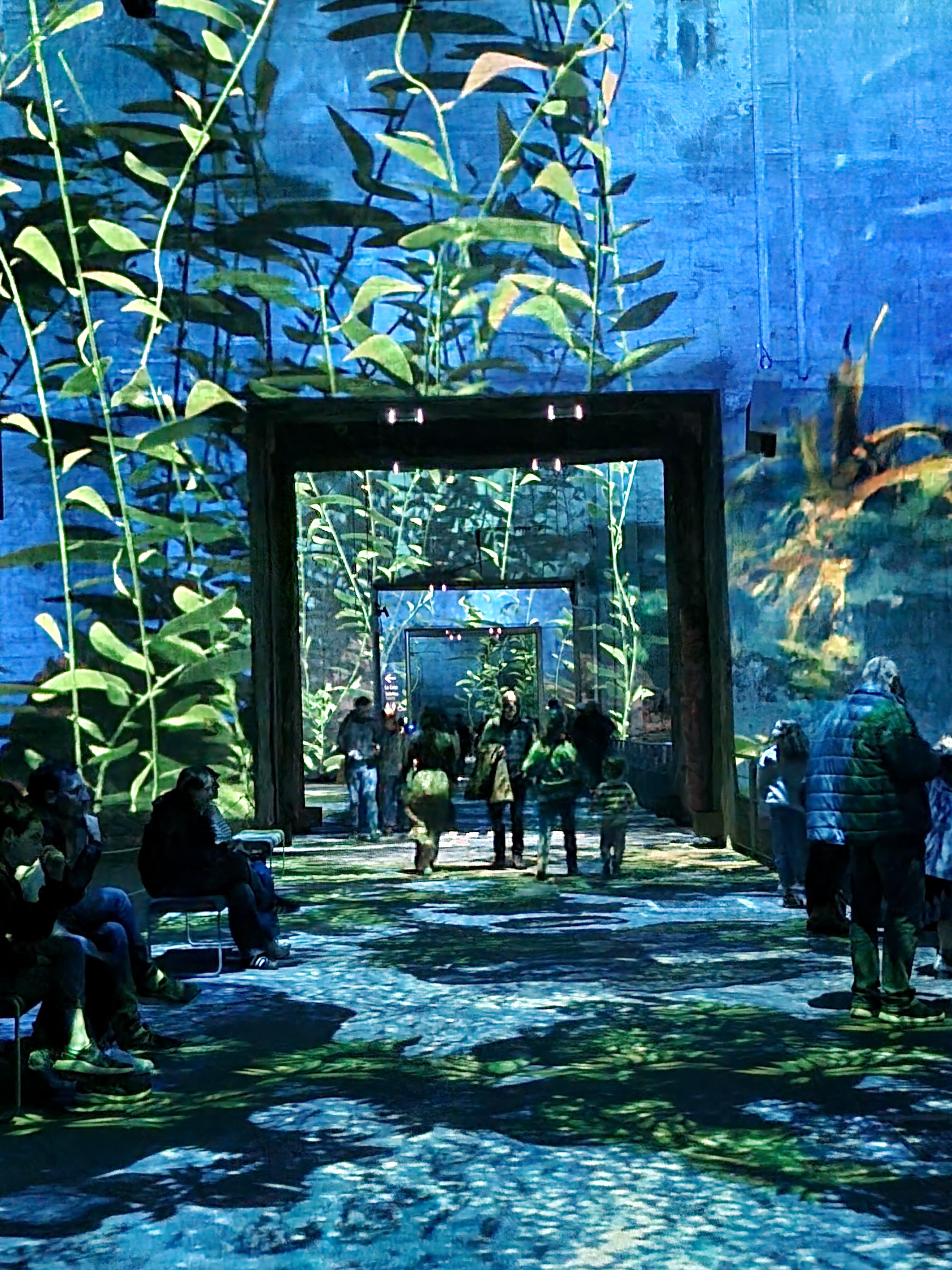 Light display in submarine base