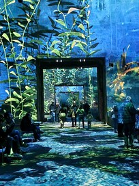 Light display in submarine base