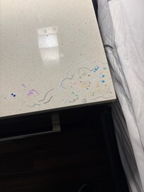 Paint and markers on every surface