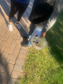 P traps were smelly so bad it made us sick. This photo taken as we were leaving as it was unbearable to stay the full time.