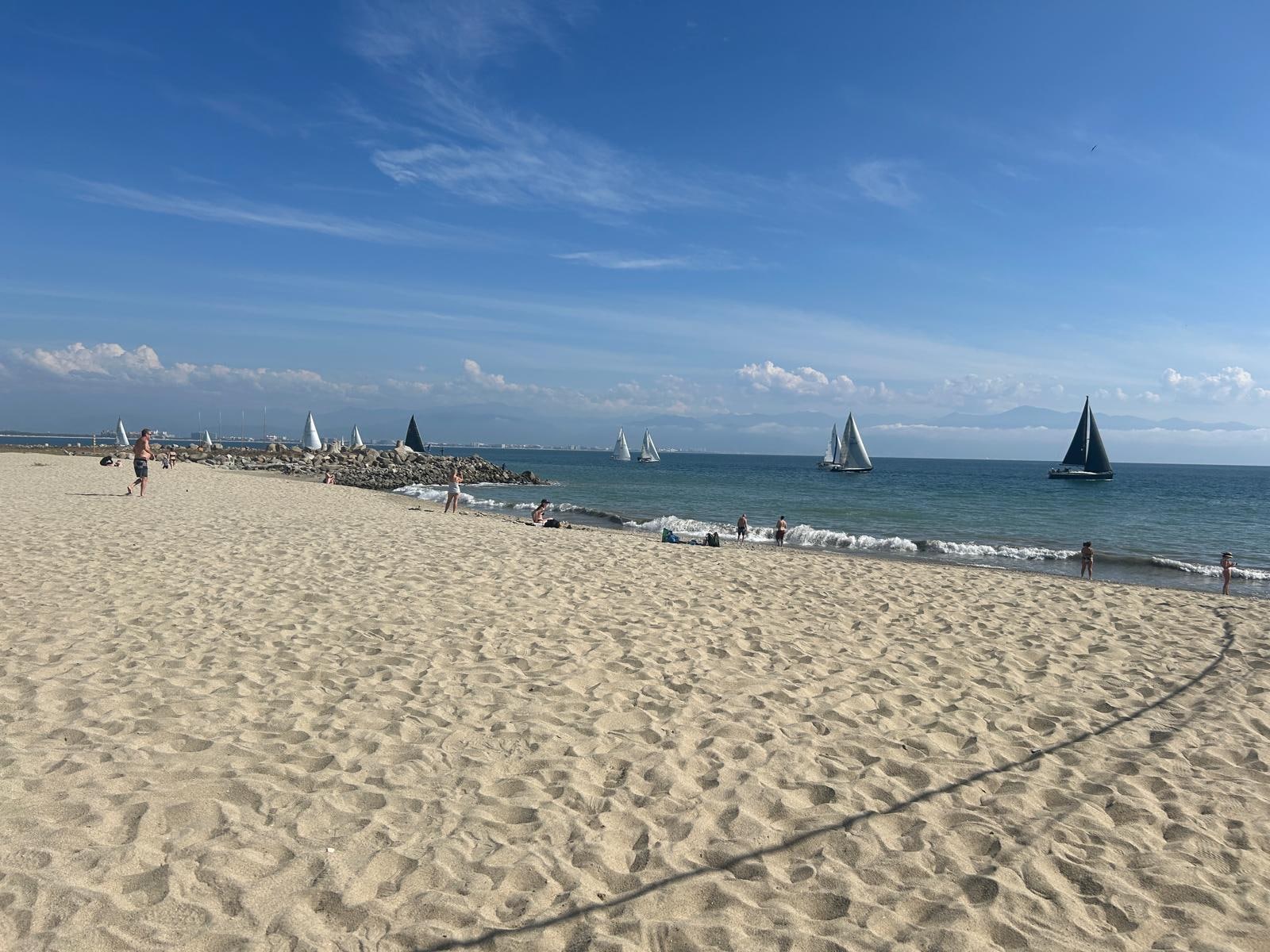 The beach at the beach club with free shuttle