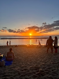 Sunset on our last night ❤️