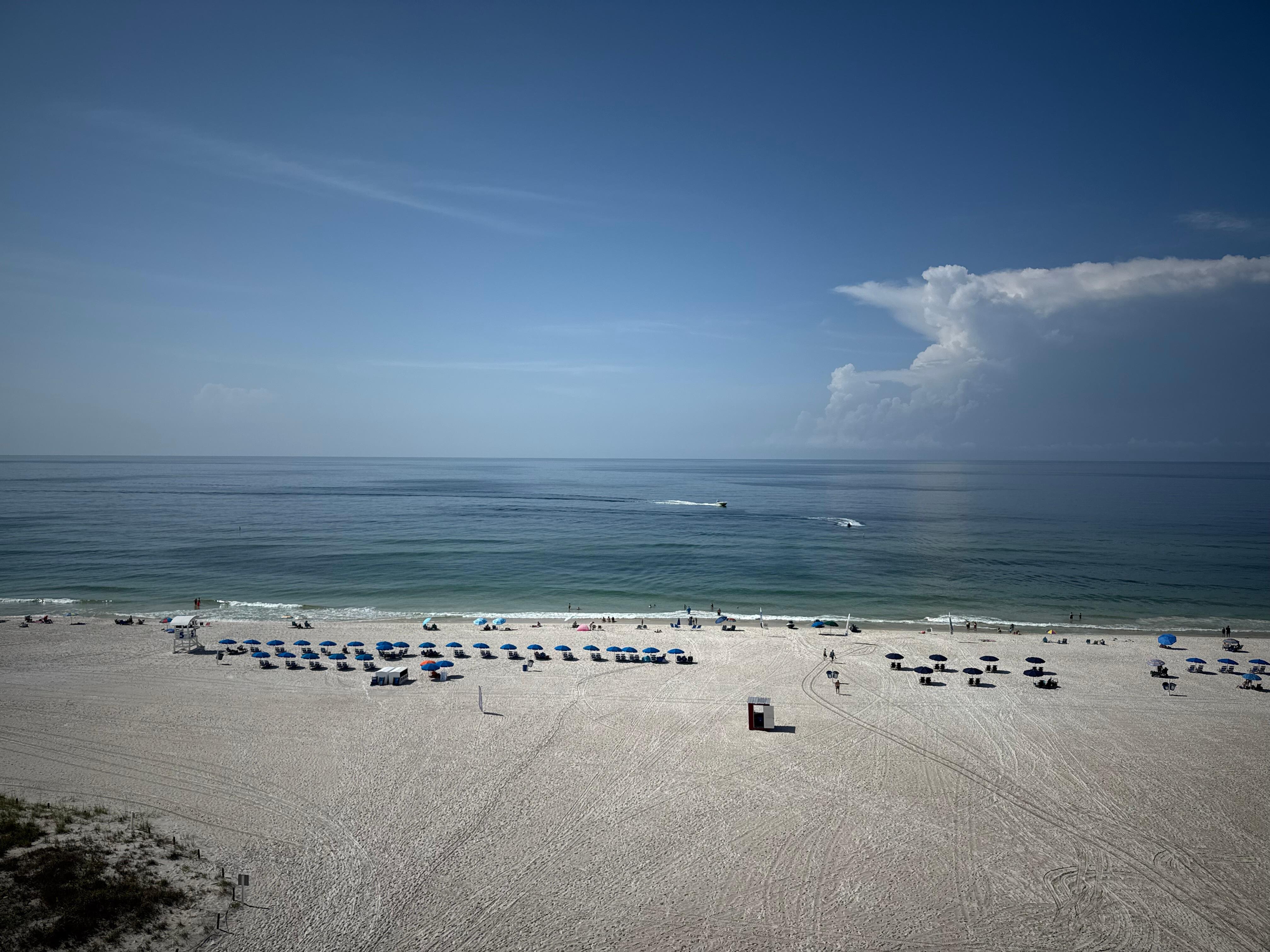 View from balcony.