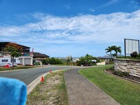 View when driving out of property