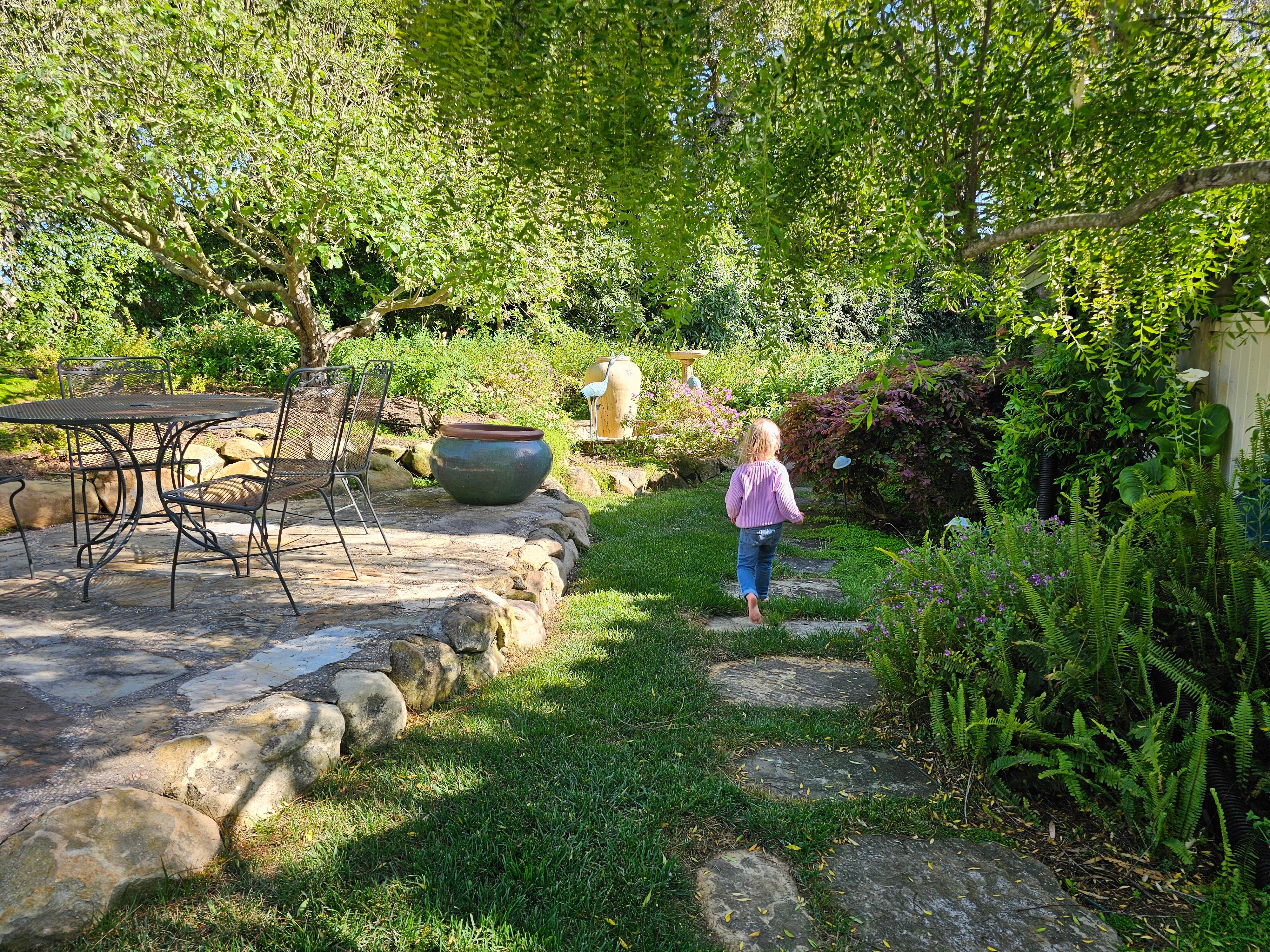 Beautiful side-yard