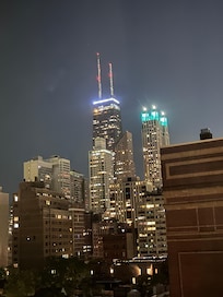 View from room window. A great room at The Ambassador!