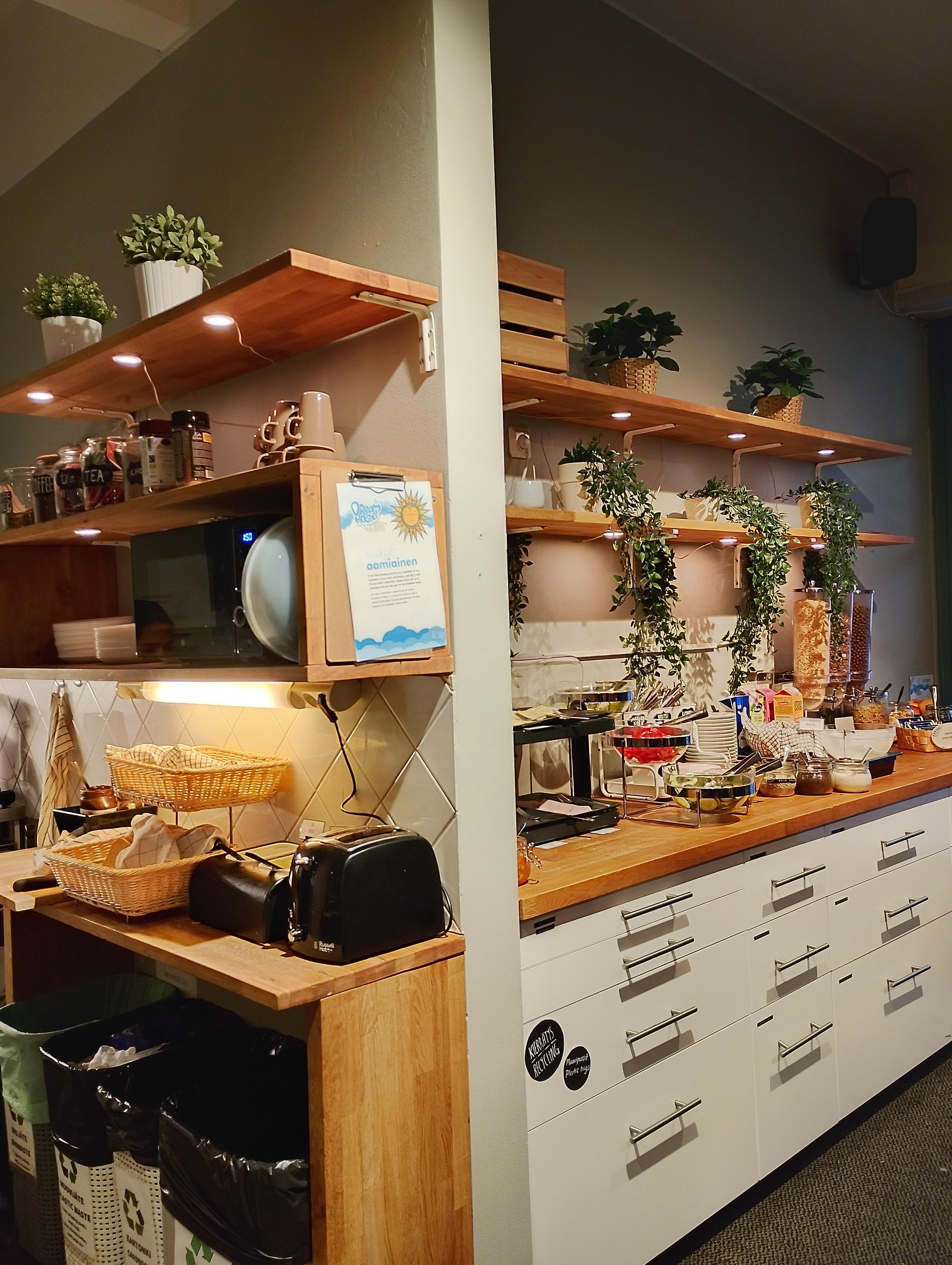 Siisti ja kodikas tunnelma 