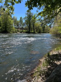 View of river from backyard