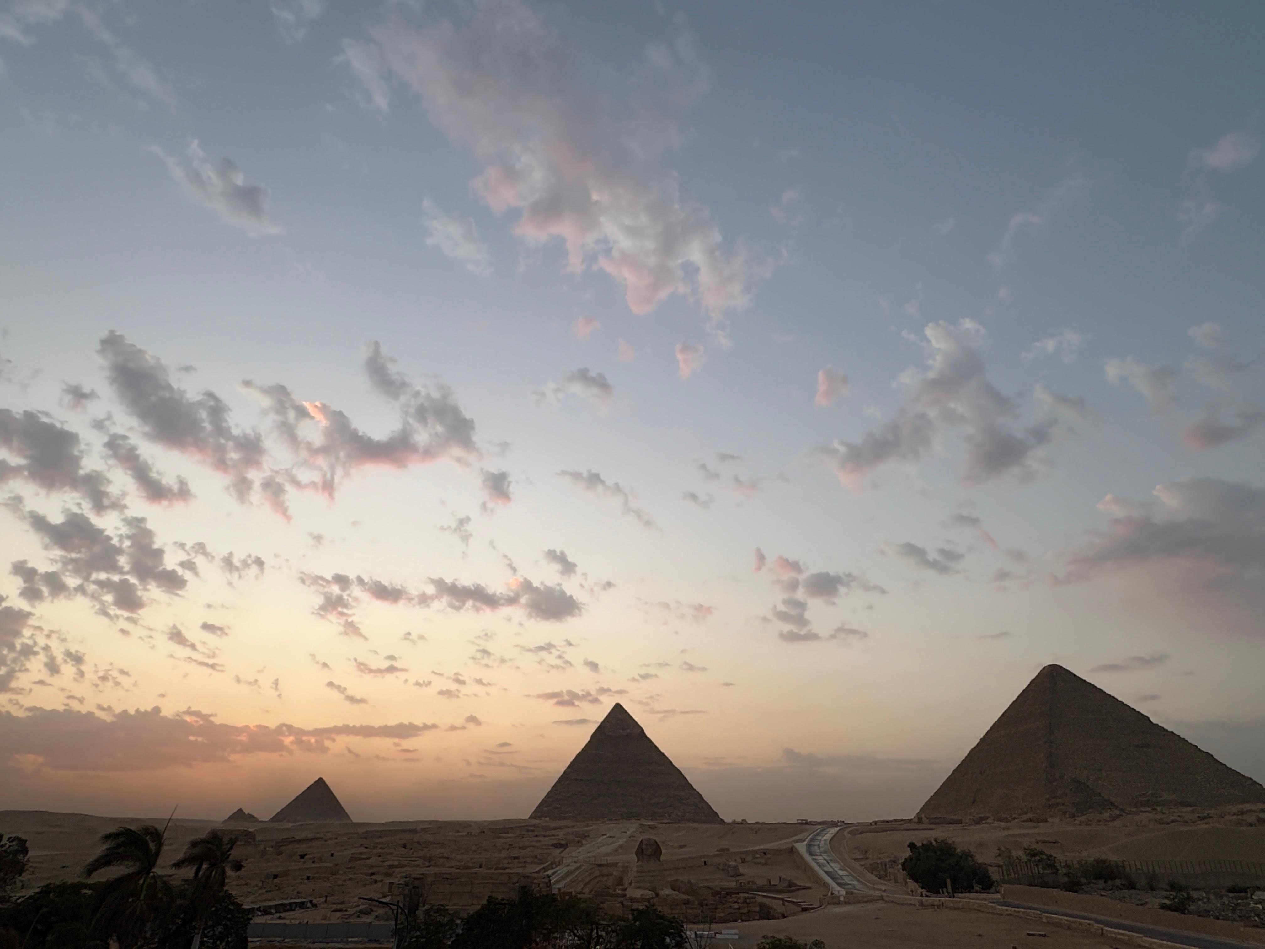 ホテルのテラスからの景色