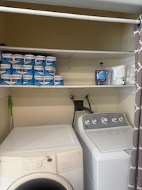 Organized the shelves myself.