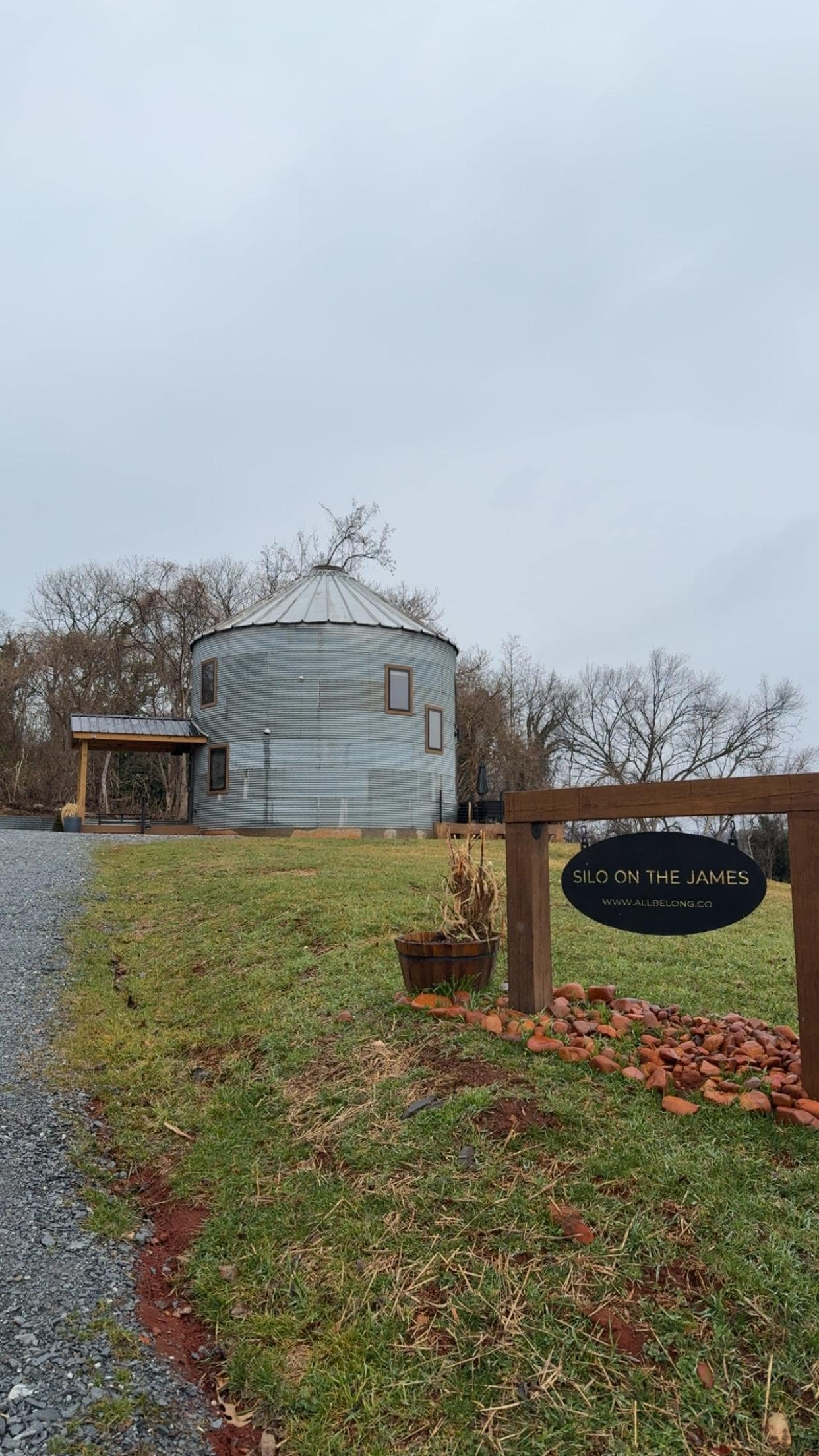 Pulling up to the silo