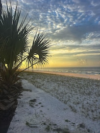 Sunrise from balcony