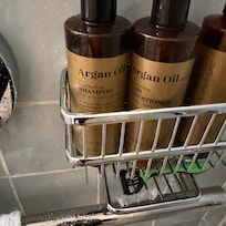 In room shampoo, conditioner and body wash. Very nice to note and was great! Nice to note so it’s less to pack! I am actually on the hunt for this as it worked amazing on my hair!