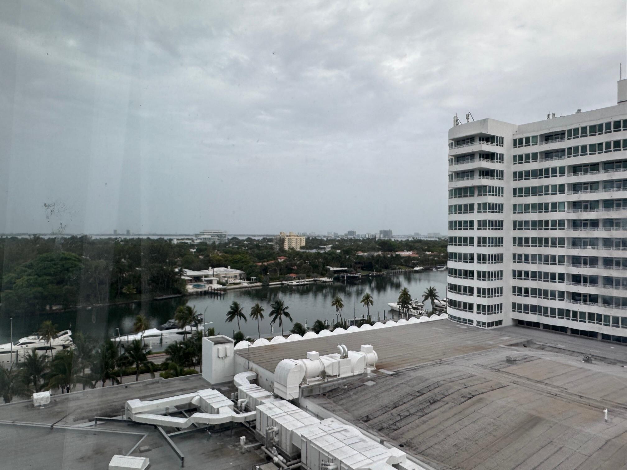 This was the view of room, with a noisy air conditioner