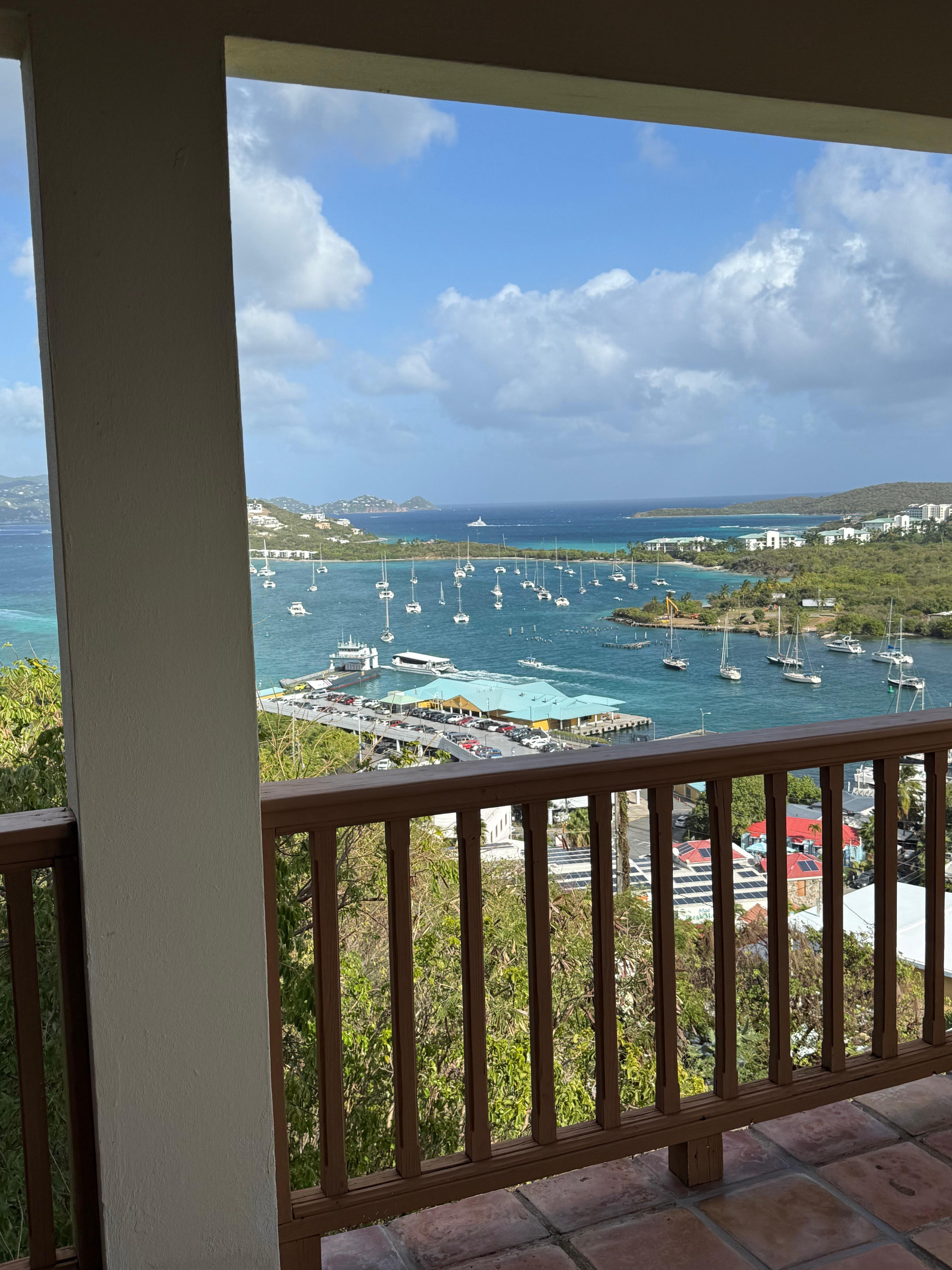 View from the deck🏝️