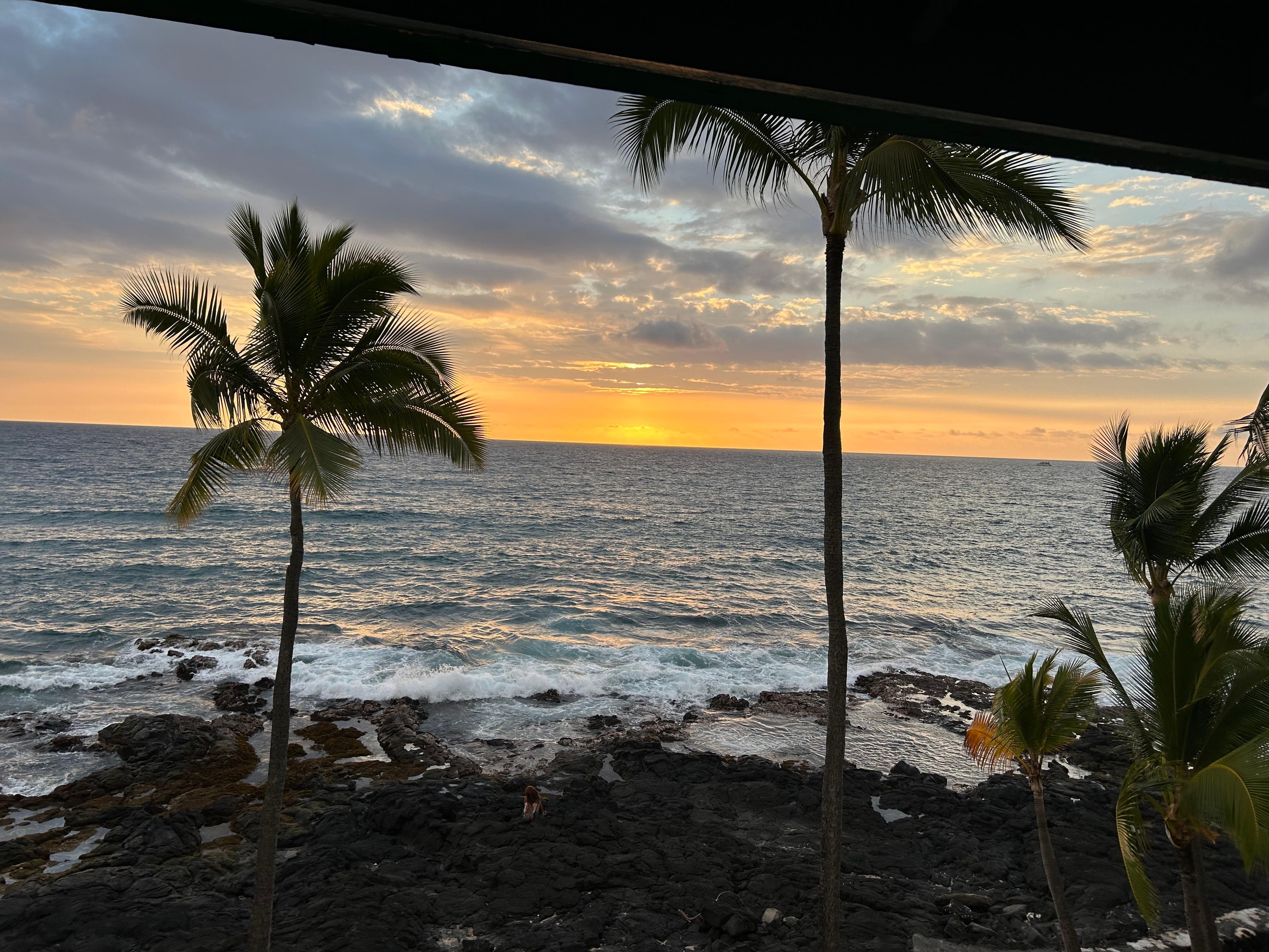Balcony view - gorgeous sunsets nightly