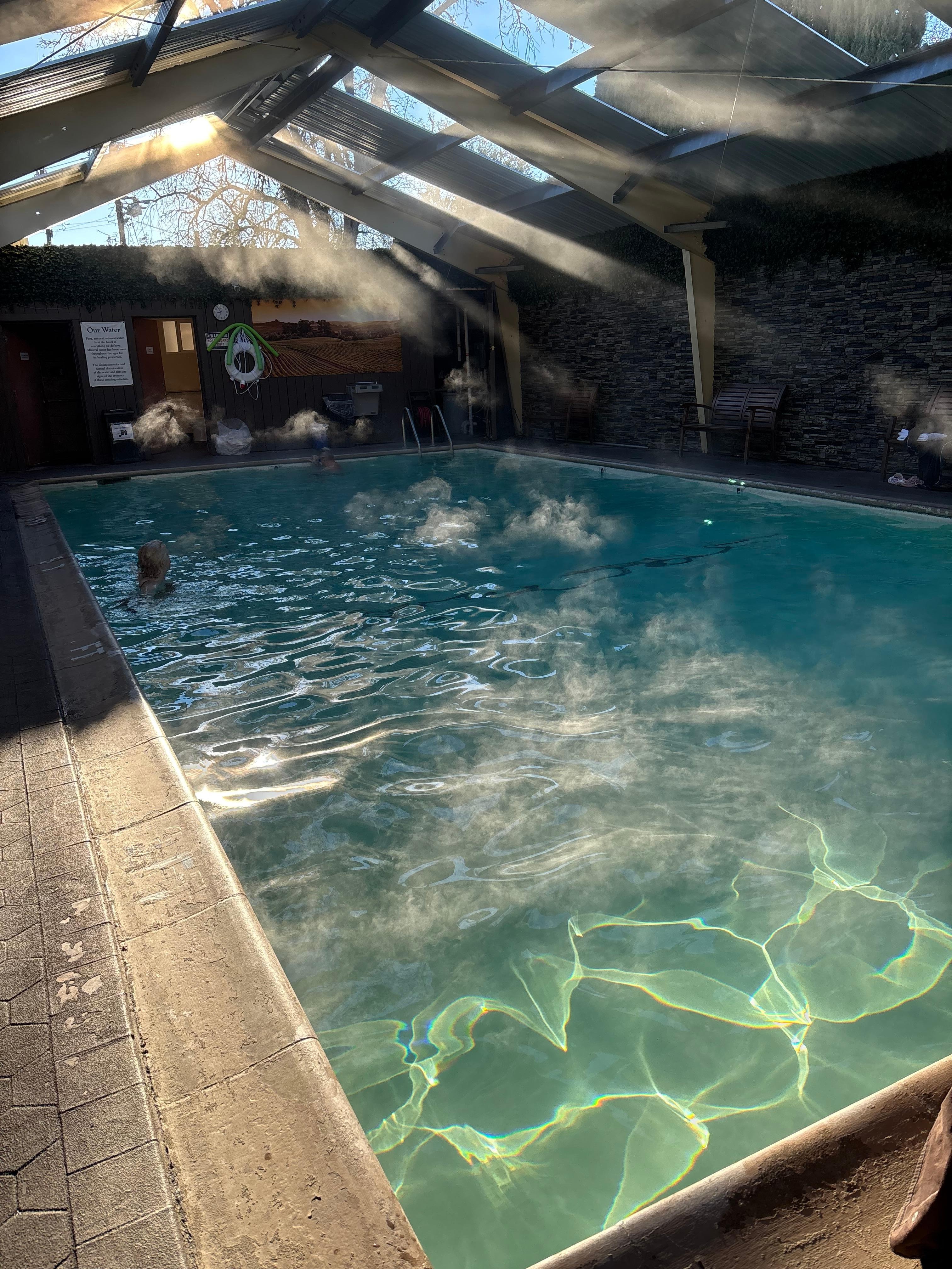 Amazing mineral water pool