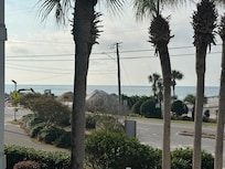 View of the water from the balcony