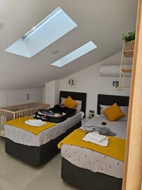 The smallest room still more than generous. Cot included.