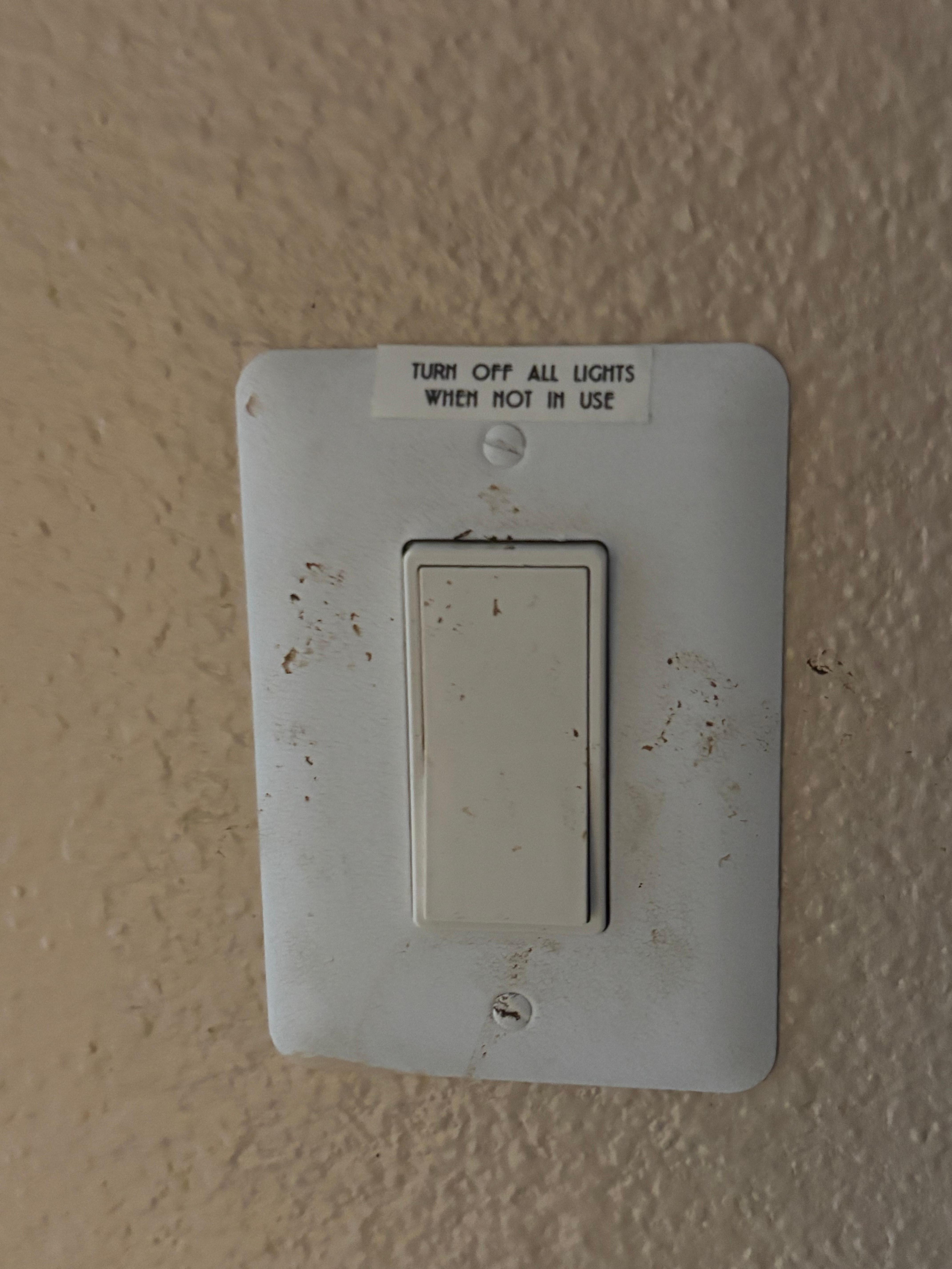dirty lightswitches