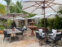 Inner courtyard right outside our room.
