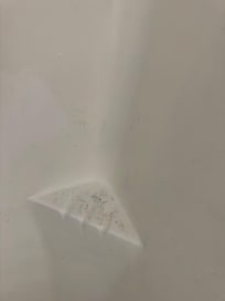 Shower shelf that’s never been clean