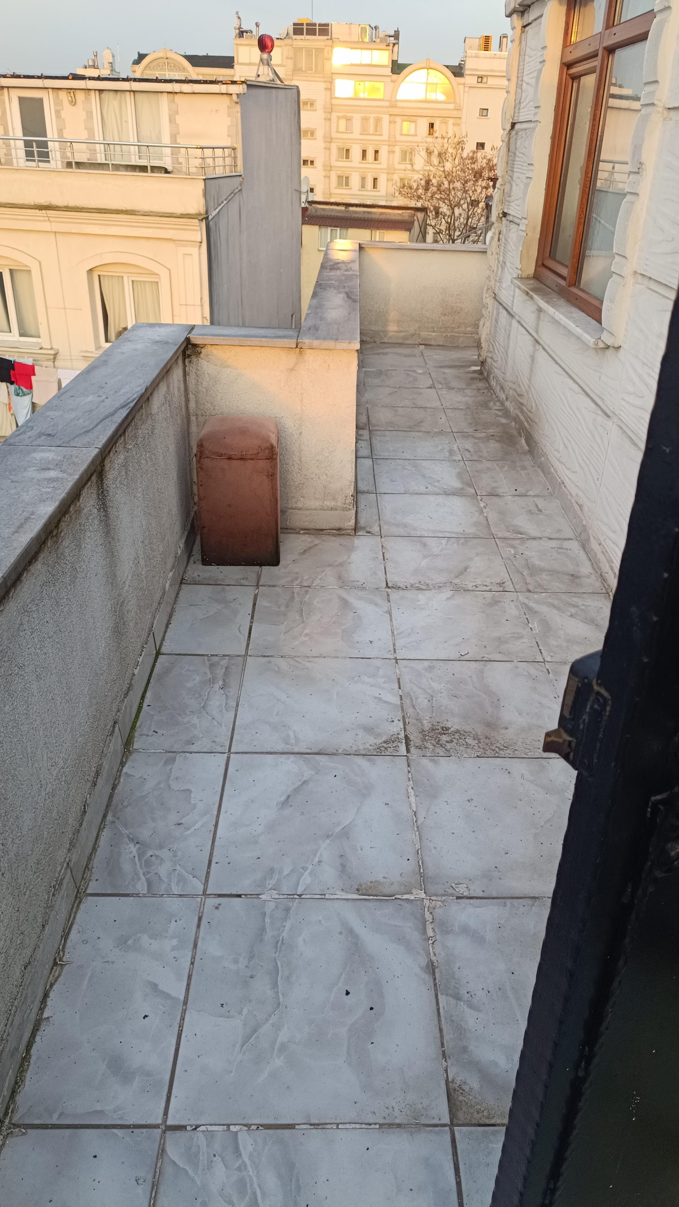 Absolutely dirty and not even provide clean chair  for sit in outside, smelling 