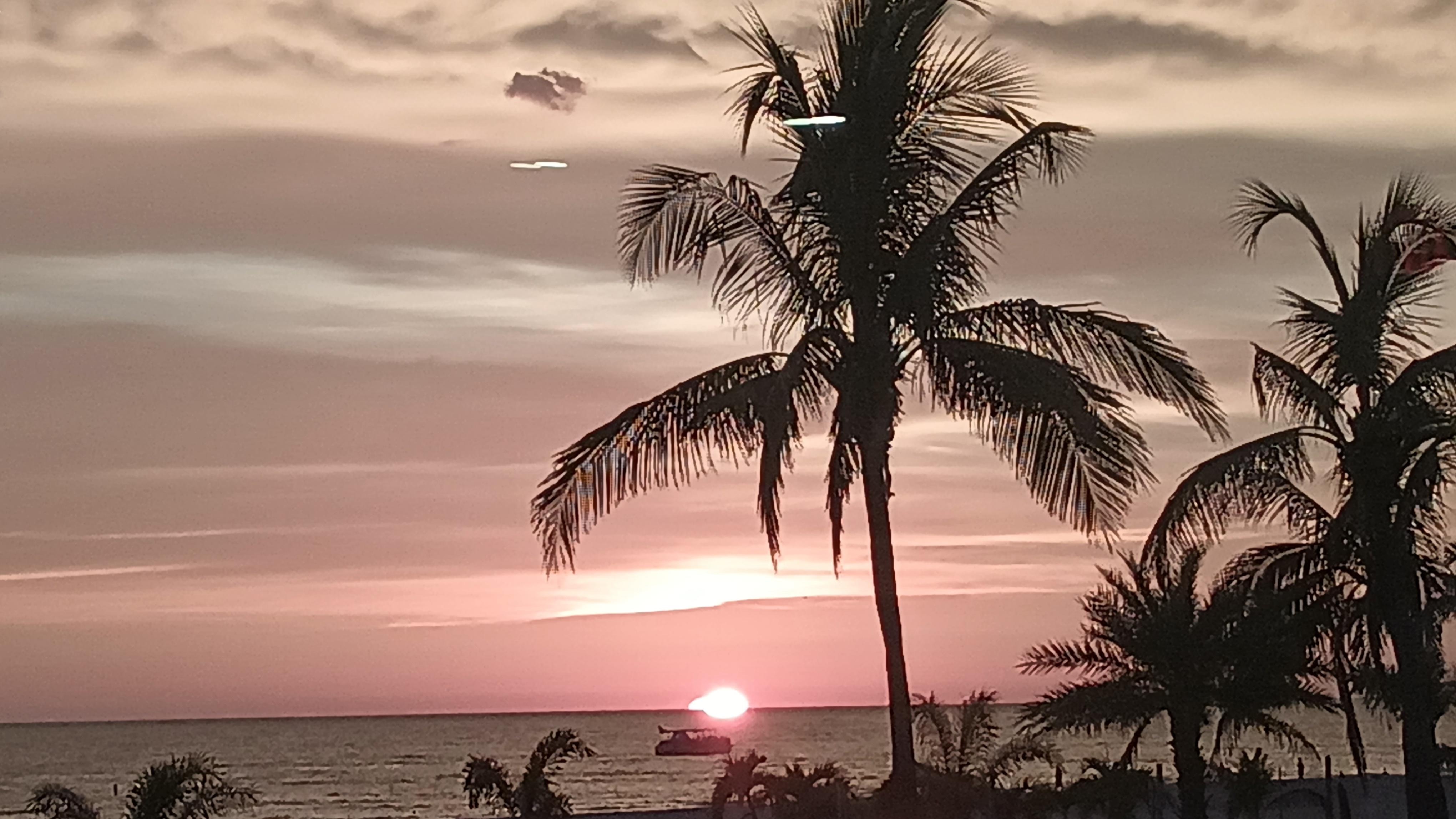 Sunset from the beach 