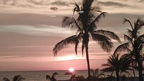 Sunset from the beach