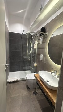 Banheiro super confortável