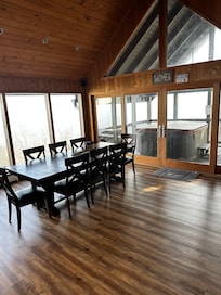 View from the dining room