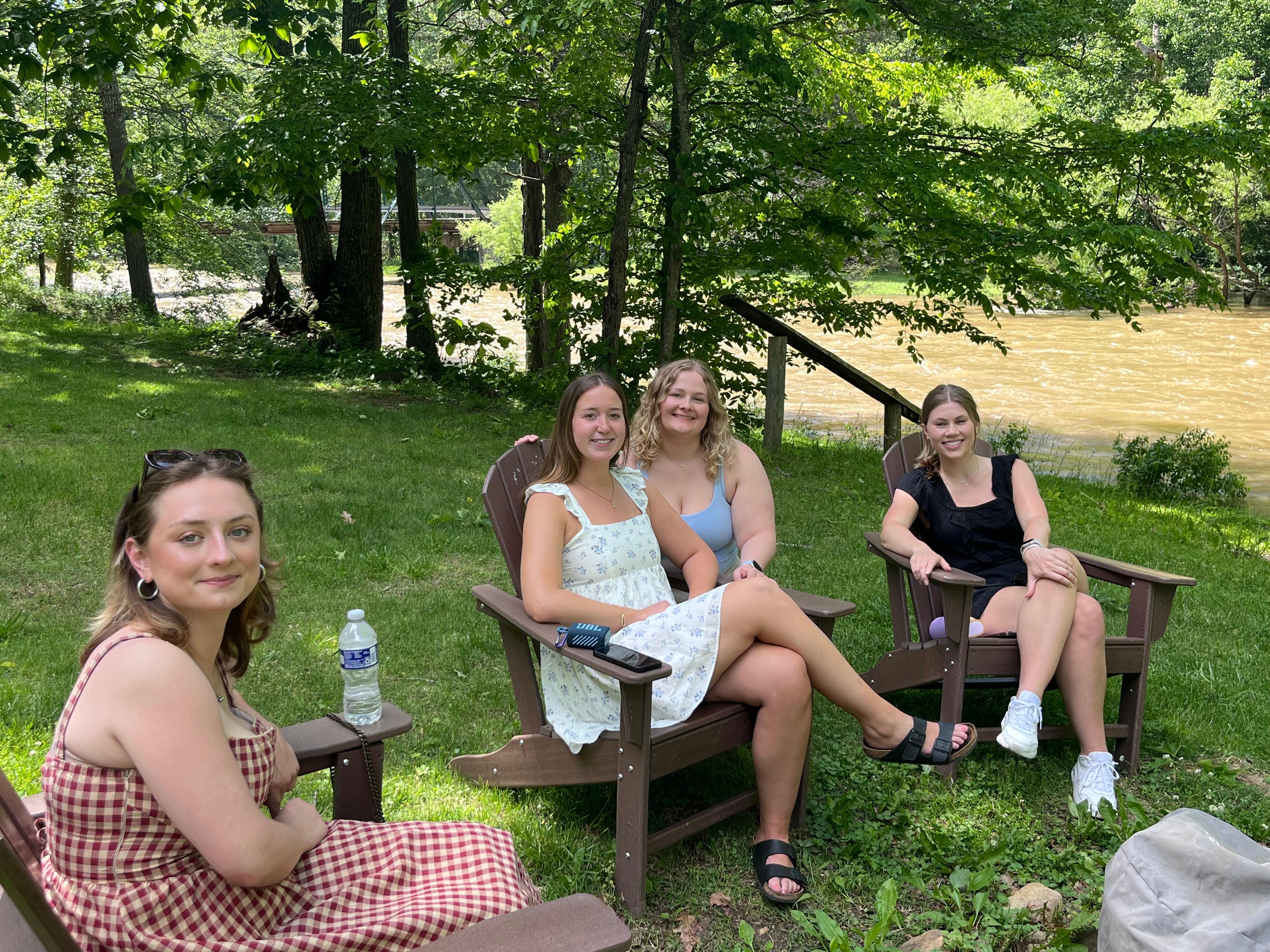 Chillin by the creek