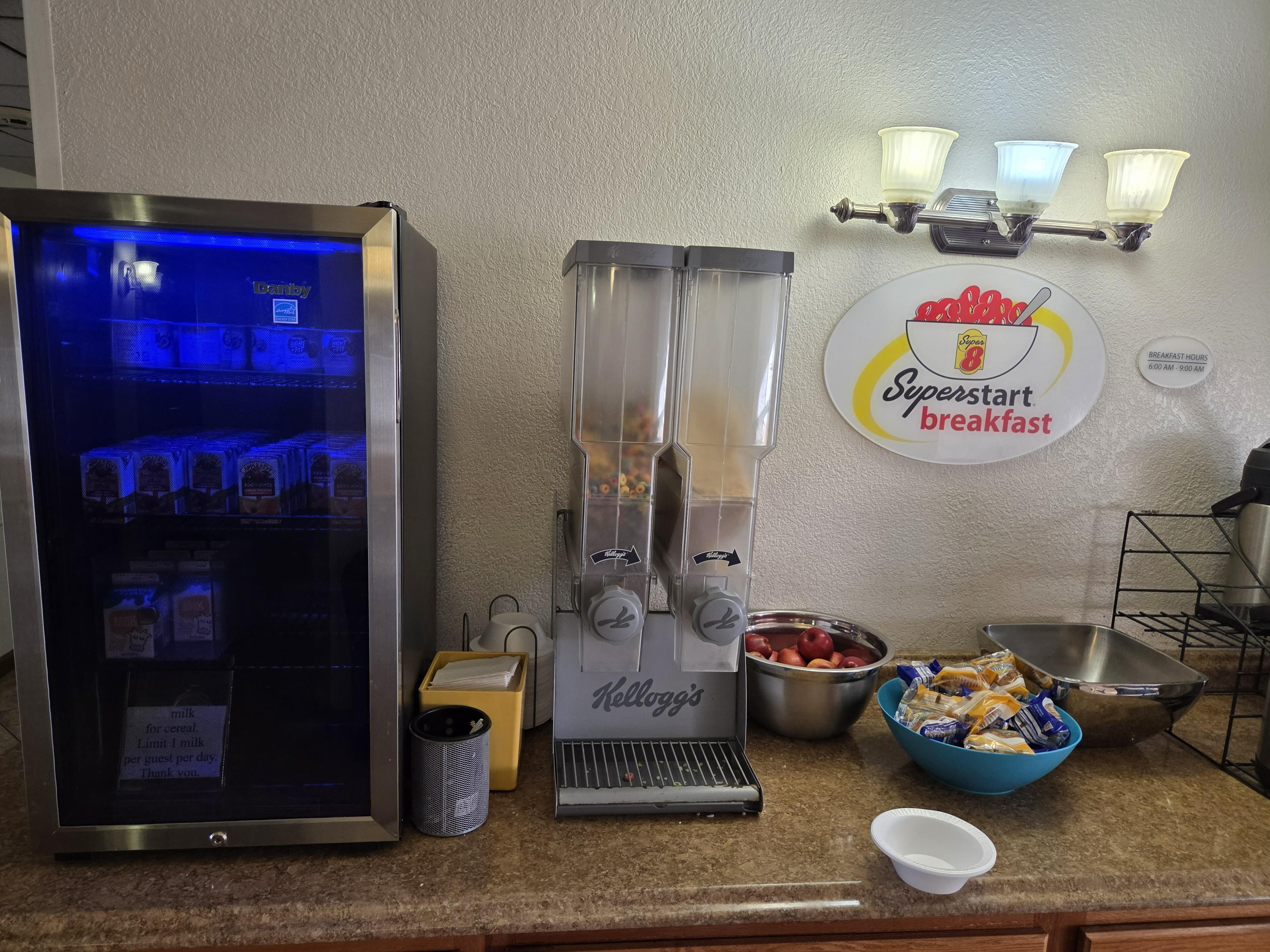 Not much there to eat for breakfast.