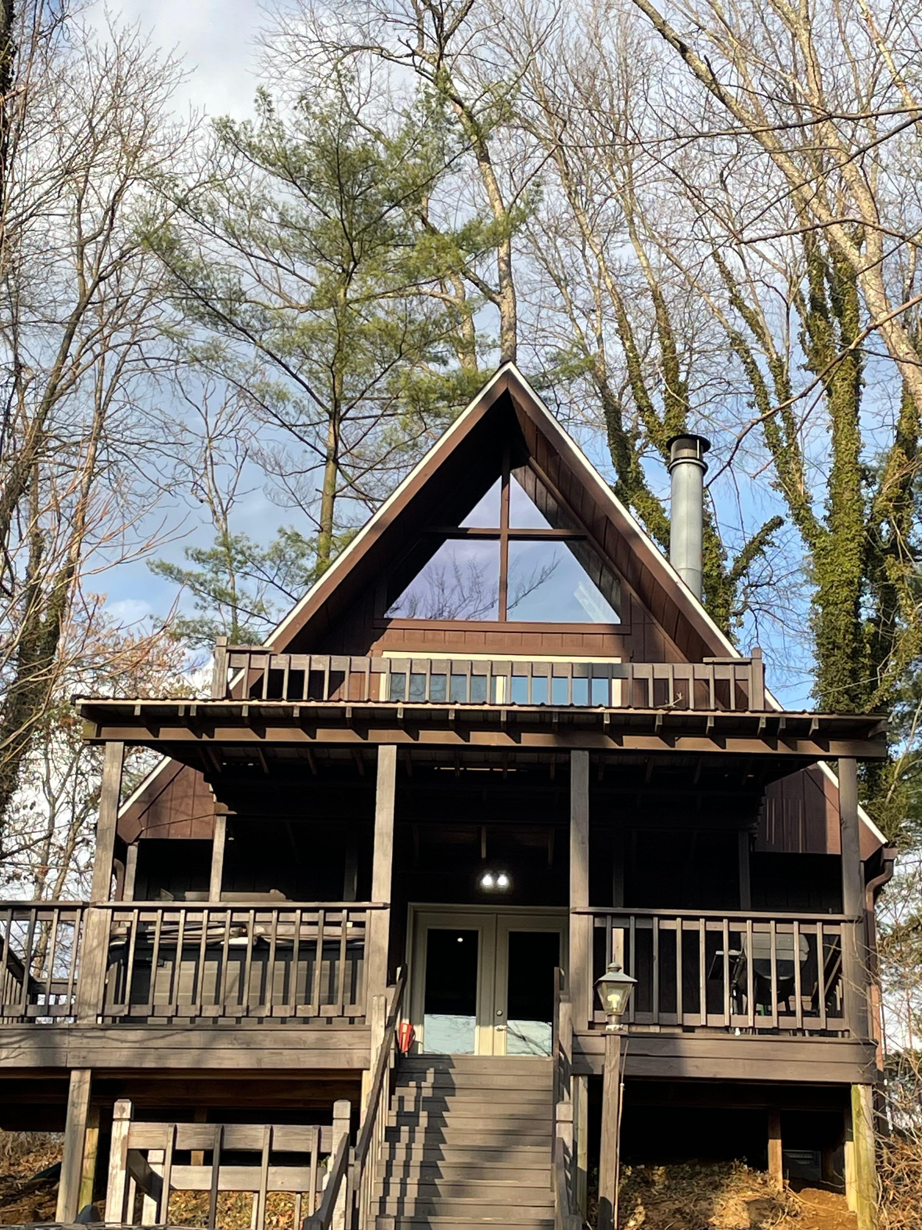 View from the driveway 