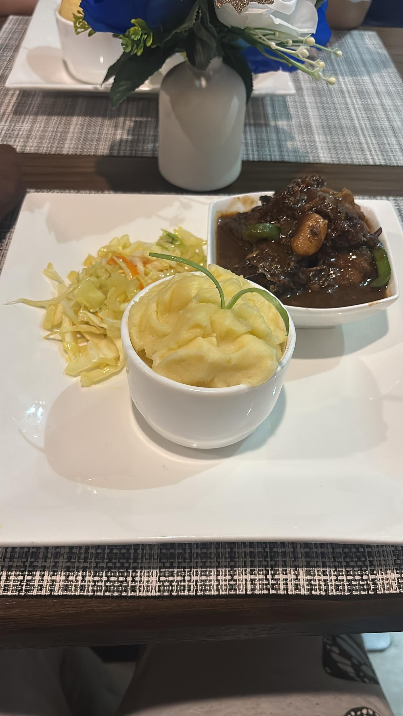 Ox Tails and potatoes 