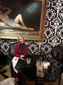Restaurant- black and white room