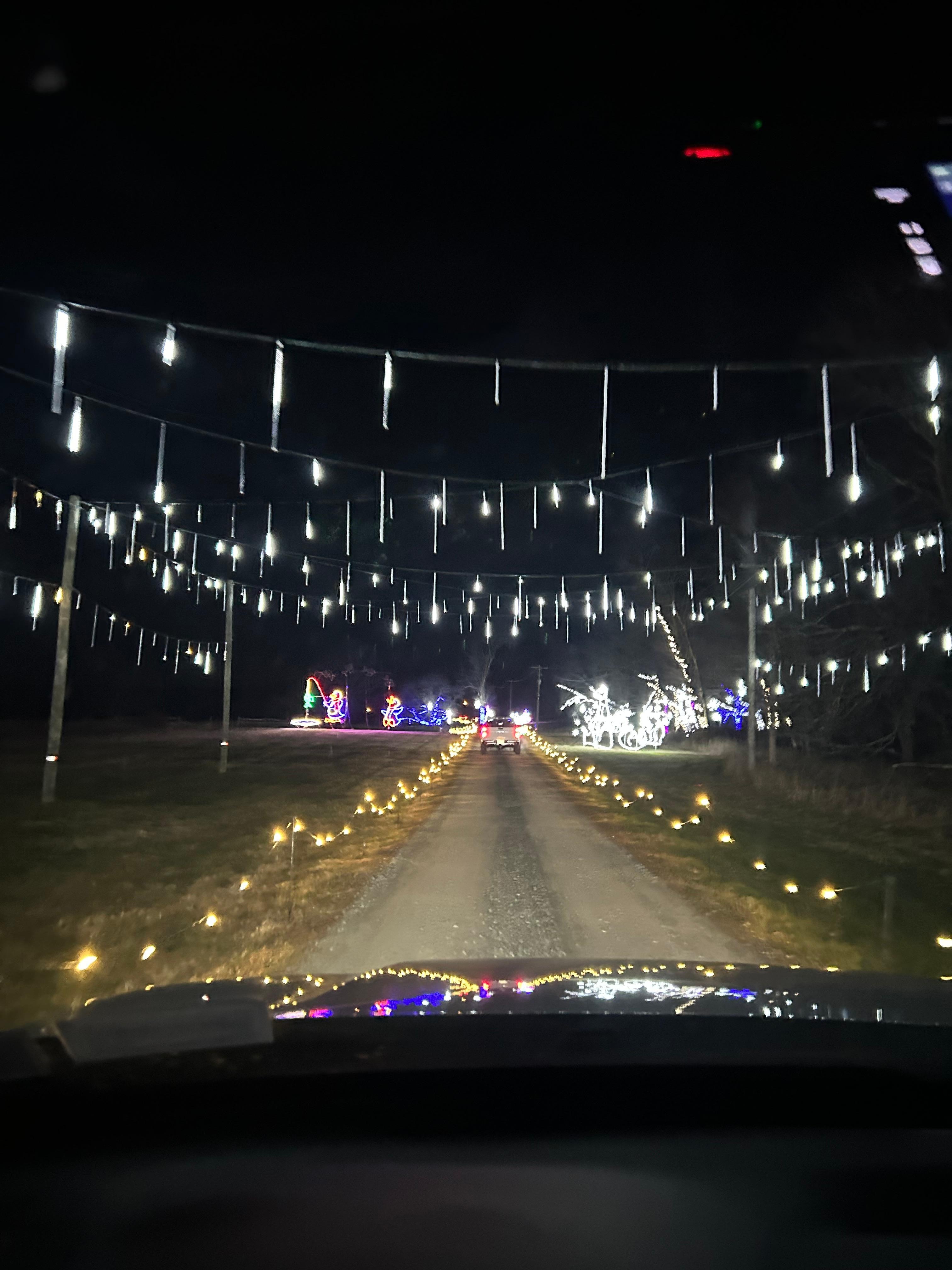 Light show in bethel lake