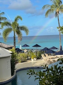 A rainbow greeted us on our first morning!