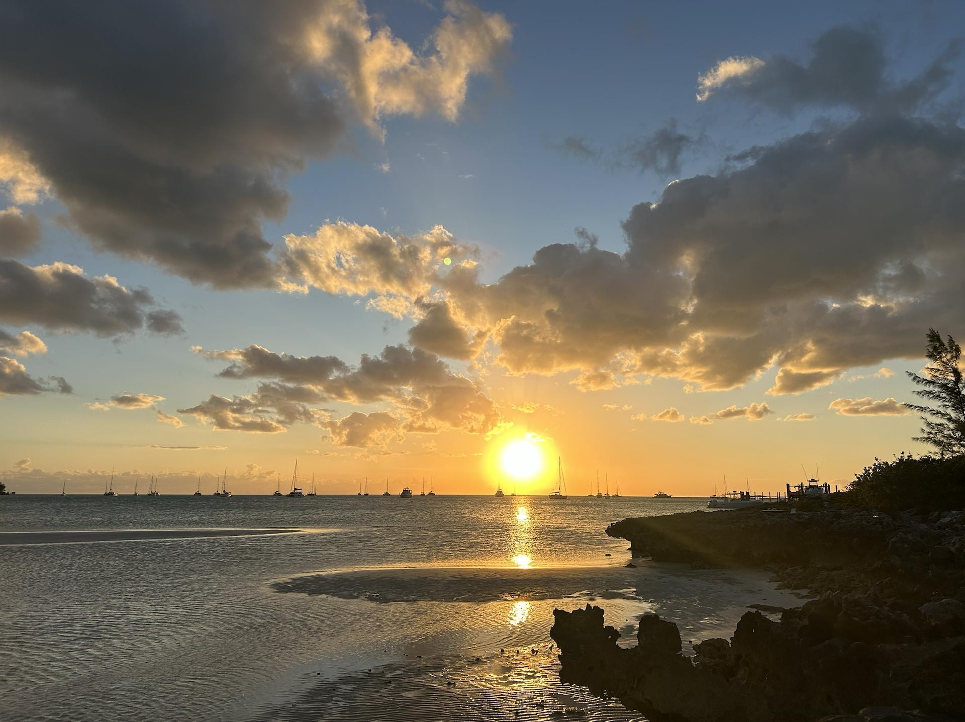 Sunset from the house