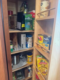 No where to put our supplies