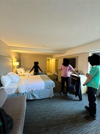 First day of staying at the hotel.