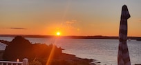 Sunset from the deck