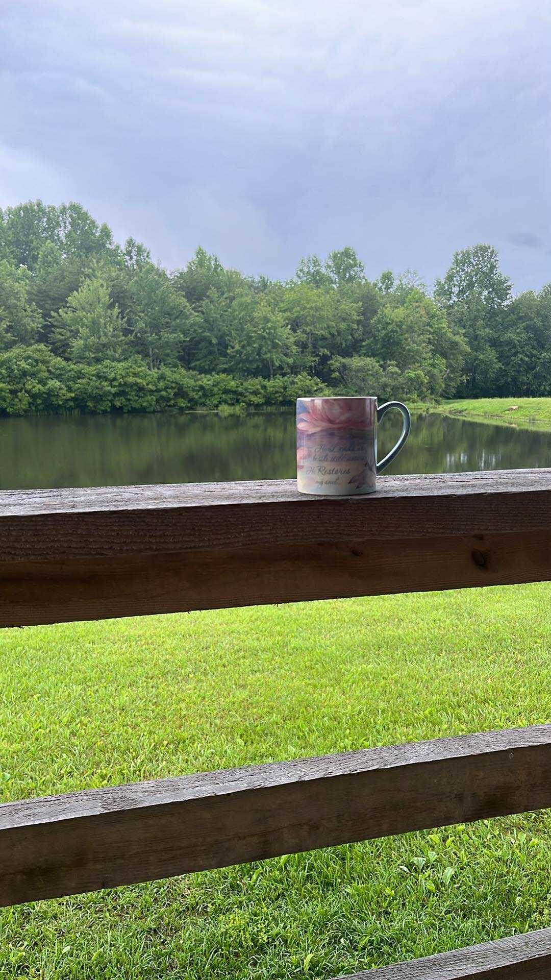 Perfect spot for morning coffee and to watch the rain.