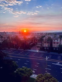 The sunrise from the 7th floor