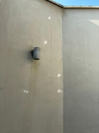 Outside hot tub area