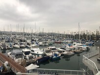 View of the marina